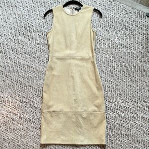 Theory suede sleeveless dress